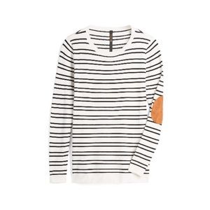 EUC Renee C Aubrey Elbow Patch Pullover